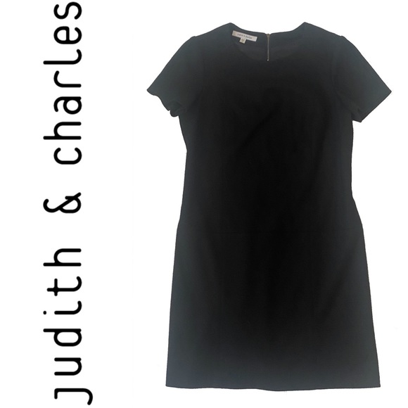 JUDITH & CHARLES wool blend shift dress - Picture 1 of 6